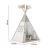Cabana Tenda Infantil Mundo Mágico com Acolchoado Luz de LED Estrela - 4