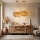 Ver imagem 5 de Pendente Corda Sisal Náutica com LED Branco Quente Bivolt