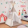 Cabana Tenda Infantil Circus com Acolchoado e Janela Móveis Estrela - 1