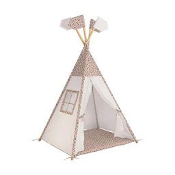 Cabana Tenda Infantil Circus com Acolchoado e Janela Móveis Estrela - 2