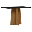Ver imagem 1 de Mesa de Jantar Anitta 120x80 Cm com Vidro Ype Preto – New Ceval