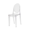 Ver imagem 2 de Kit 3 Cadeiras Victoria Ghost Transparente Sala Cozinha Jantar