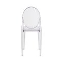 Ver imagem 5 de Kit 3 Cadeiras Victoria Ghost Transparente Sala Cozinha Jantar