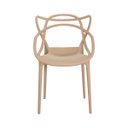 Ver imagem 3 de Kit 6 Cadeiras Allegra Nude Sala Cozinha Jantar