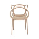 Ver imagem 3 de Kit 8 Cadeiras Allegra Nude Sala Cozinha Jantar