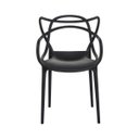 Ver imagem 4 de Kit 8 Cadeiras Allegra Preta Sala Cozinha Jantar