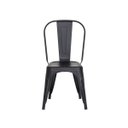 Ver imagem 4 de Kiti 6 Cadeiras Tolix Iron Design Preto Aço Industrial Sala Cozinha Jantar Bar