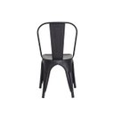 Ver imagem 5 de Kiti 6 Cadeiras Tolix Iron Design Preto Aço Industrial Sala Cozinha Jantar Bar