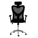 Ver imagem 3 de Cadeira de Escritório Ergo Presidente Tela Mesh Preta