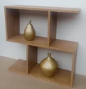 Ver imagem 1 de Aparador Lateral Sofá Prateleira Decoração Livros Sala Mdf
