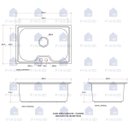 Ver imagem 7 de Cuba para Cozinha Pia Inox com Lixeira e Acessórios Carajás e Torneira pra Cozinha Gourmet