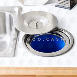 Cuba para Cozinha Pia Inox com Lixeira e Acessórios Carajás e Torneira pra Cozinha Gourmet - 6