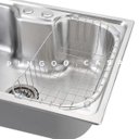 Ver imagem 3 de Cuba para Cozinha Pia Inox com Lixeira e Acessórios Carajás e Torneira pra Cozinha Gourmet