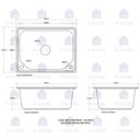 Ver mais imagens de Cuba para cozinha gourmet pia inox com acessórios e lixeira Guarani e Torneira para cozinha