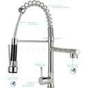 Ver imagem 5 de Cuba para cozinha gourmet pia inox com acessórios e lixeira Guarani e Torneira para cozinha