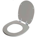 Ver imagem 2 de Assento Sanitário com Fechamento Lento Village Cinza Vip para Vaso Deca