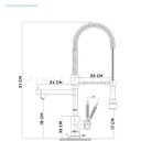Ver imagem 6 de Torneira para cozinha Gourmet Misturador Monocomando Munim Pingoo.casa - Cromado
