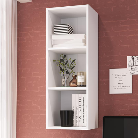 Nicho Organizador Multifuncional Vertical 33x90cm Funcionale AE030 Art In Móveis - Branco