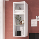 Ver imagem 1 de Nicho Organizador Multifuncional Vertical 33x90cm Funcionale AE030 Art In Móveis - Branco