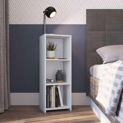 Estante para Livros Multiuso Organizadora Baixa 33cm Funcionale MO030 Art In Móveis - Branco