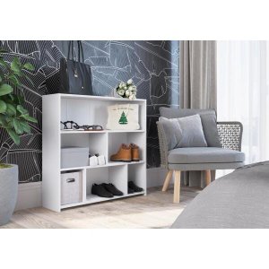 Estante para Livros Multiuso Organizadora Baixa 93cm com Nichos Funcionale Mo080 Art In Móveis