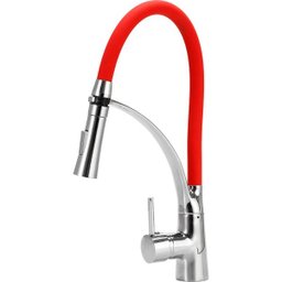 Torneira para cozinha Gourmet Misturador Monocomando Solimões Pingoo.casa - Vermelho - 1 Torneira para cozinha Gourmet Misturador Monocomando Solimões Pingoo.casa - Vermelho - 1