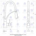 Ver imagem 6 de Torneira para cozinha Gourmet Misturador Monocomando Solimões Pingoo.casa - Vermelho