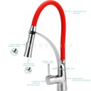 Ver imagem 5 de Torneira para cozinha Gourmet Misturador Monocomando Solimões Pingoo.casa - Vermelho