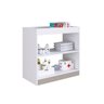 Trocador de Fraldas Amore 85x45cm 02 Prateleiras Tr1080 Meu Fofinho - Branco - 1