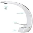 Ver imagem 5 de Torneira para banheiro Misturador Monocomando baixa Itapecuru Pingoo.casa - Cromado - Prata