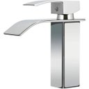 Ver imagem 1 de Torneira para Banheiro Cascata Misturador Monocomando Baixa Paraná Pingoo.Casa - Cromado - Cinza Cla