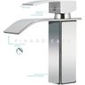 Torneira para Banheiro Cascata Misturador Monocomando Baixa Paraná Pingoo.Casa - Cromado - Cinza Cla - 5