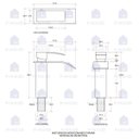 Ver imagem 6 de Torneira para Banheiro Cascata Misturador Monocomando Baixa Paraná Pingoo.Casa - Cromado - Cinza Cla