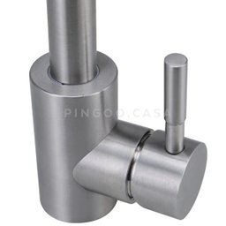 Torneira para cozinha Misturador Monocomando em Aço Inox Escovado Tocantins Pingoo.casa - Prata - 3