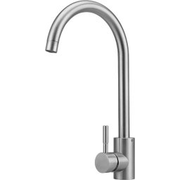 Torneira para cozinha Misturador Monocomando em Aço Inox Escovado Tocantins Pingoo.casa - Prata - 1