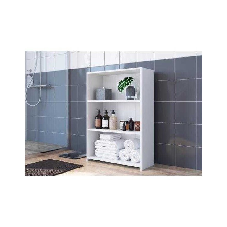 Estante para Livros Multiuso Organizadora Baixa 63cm Funcionale Mo040 Art In Móveis - Branco Estante para Livros Multiuso Organizadora Baixa 63cm Funcionale Mo040 Art In Móveis - Branco