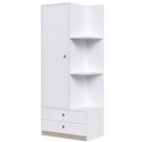 Ver imagem 4 de Guarda Roupa Infantil Amore 73cm 01 Porta e 02 Gavetas GR070 Meu Fofinho - Branco