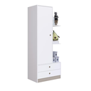 Ver imagem 5 de Guarda Roupa Infantil Amore 73cm 01 Porta e 02 Gavetas GR070 Meu Fofinho - Branco