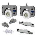 Ver imagem 1 de Kit Roldanas Deslizante Porta de Correr Guarda Roupa 50 Kg Jp 240