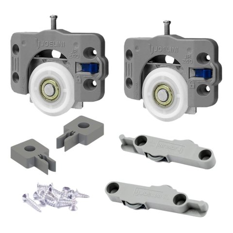 Kit Roldanas Deslizante Porta de Correr Guarda Roupa 50 Kg Jp 240