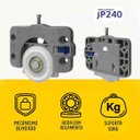 Ver imagem 2 de Kit Roldanas Deslizante Porta de Correr Guarda Roupa 50 Kg Jp 240