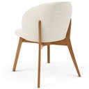 Ver imagem 7 de Kit 04 Cadeiras de Jantar e Estar Living Estofada Mia L02 Linho Champagne - Lyam Decor