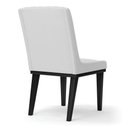 Ver imagem 2 de Cadeira Sala de Jantar Base Madeira Preto Kit 2 Sofia Linho D03 - D'Rossi Cor Cinza
