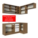 Ver imagem 6 de Armário de Cozinha Completa de Canto 349cm Rustic/Branco Glamy Madesa 06