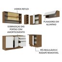 Ver imagem 5 de Armário de Cozinha Completa de Canto 349cm Rustic/Branco Glamy Madesa 06