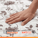 Ver imagem 5 de Cama Box Baú Casal Colchão Espuma D33 Marquês 138x188x60cm Marrom Umaflex