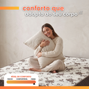 Ver imagem 7 de Cama Box Baú Casal Colchão Espuma D33 Marquês 138x188x60cm Marrom Umaflex