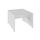 Ver imagem 5 de Plataforma Dupla Retangular Smart Inicial Moderno MDP 100cm Branco Gebb Work