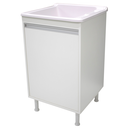 Ver imagem 1 de Balcão de Lavanderia 100% Mdf com Tanque de Marmorite 30lt