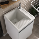 Ver imagem 6 de Balcão de Lavanderia 100% Mdf com Tanque de Marmorite 30lt